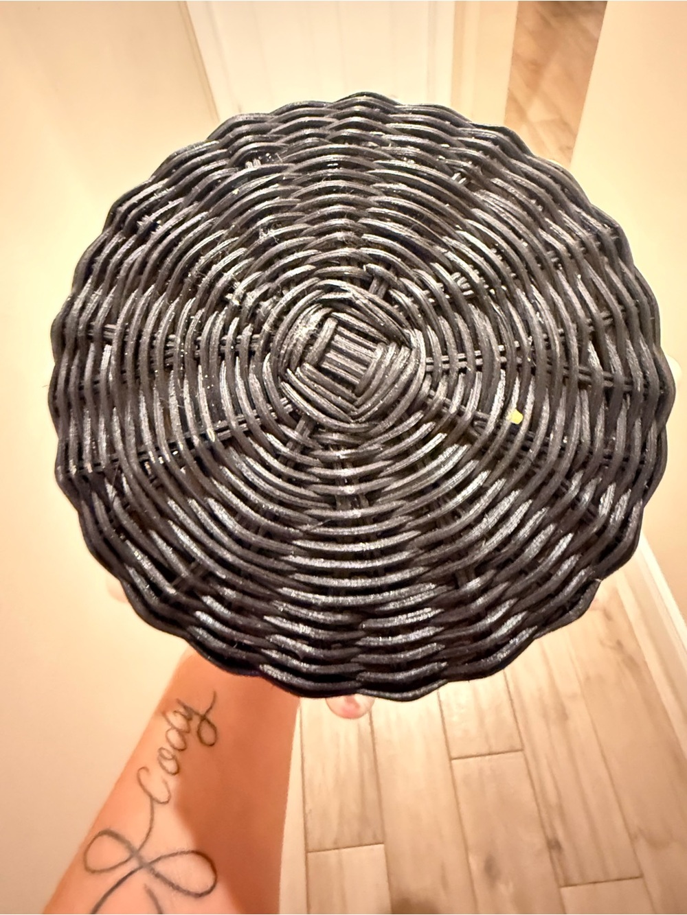 Chloe Rattan Bucket Bag - Picture 3 of 6